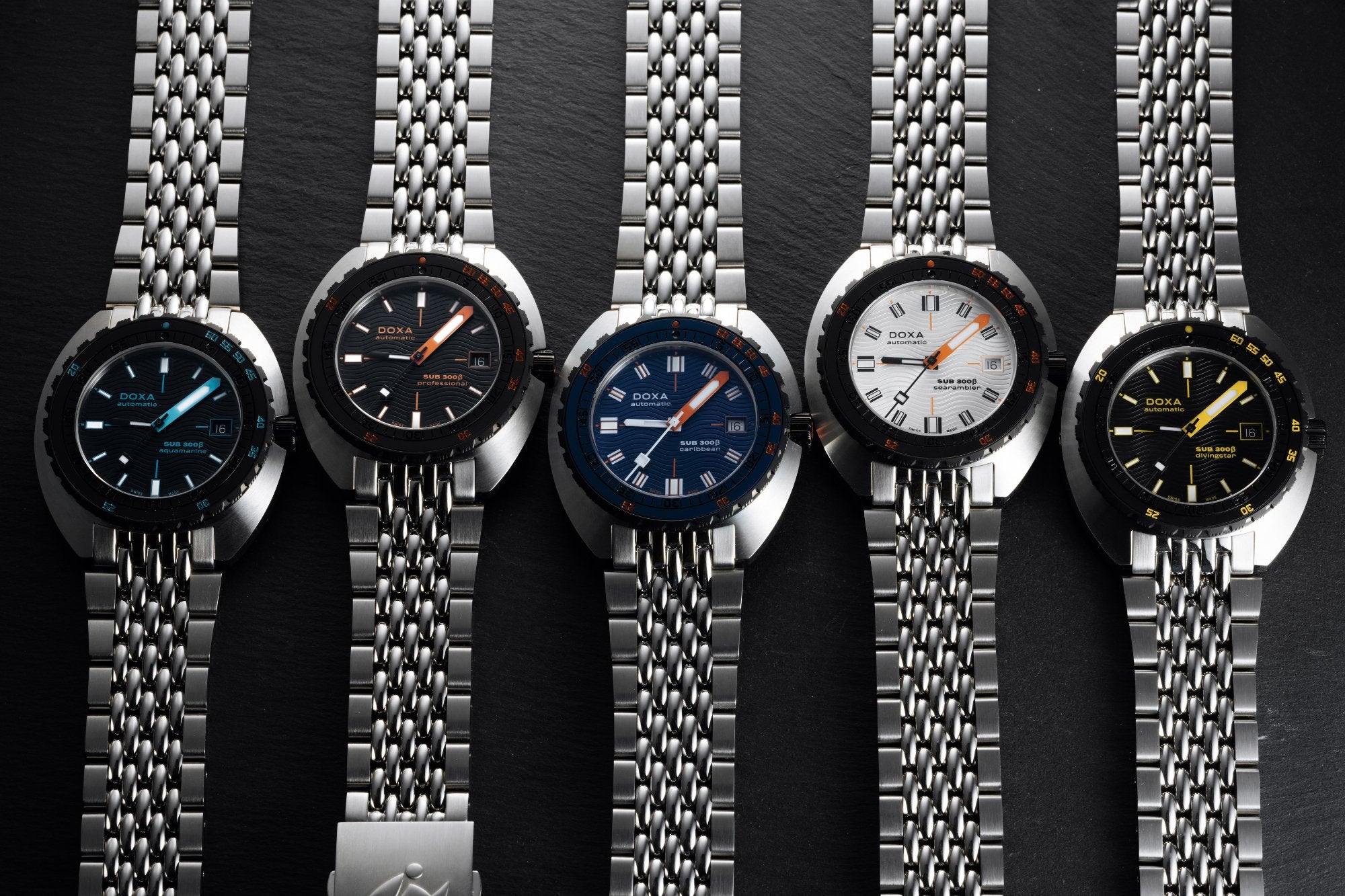 The New SUB 300 Beta: Versatile and Vibrant - DOXA Watches US