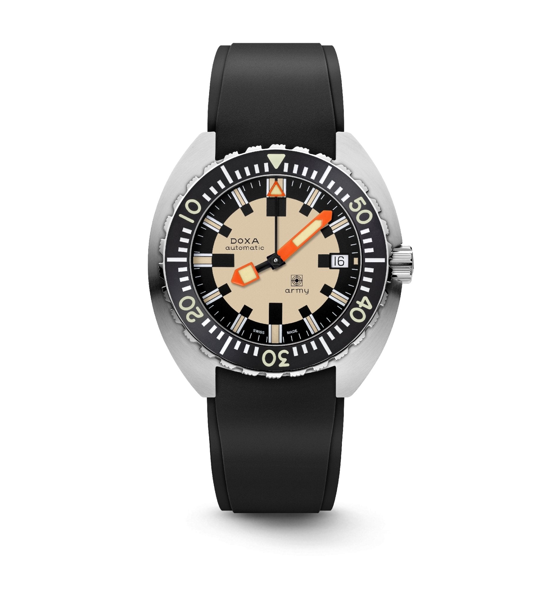 DOXA Army, stainless steel bezel - DOXA Watches US