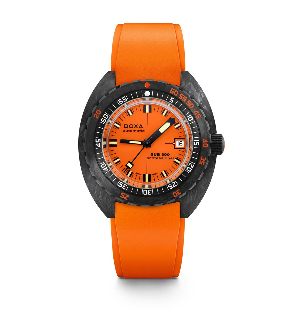 Out Of Office: The Doxa Carbon Whitepearl is the Perfect Watch for a  Multi-Sport Summer Day - Worn & Wound