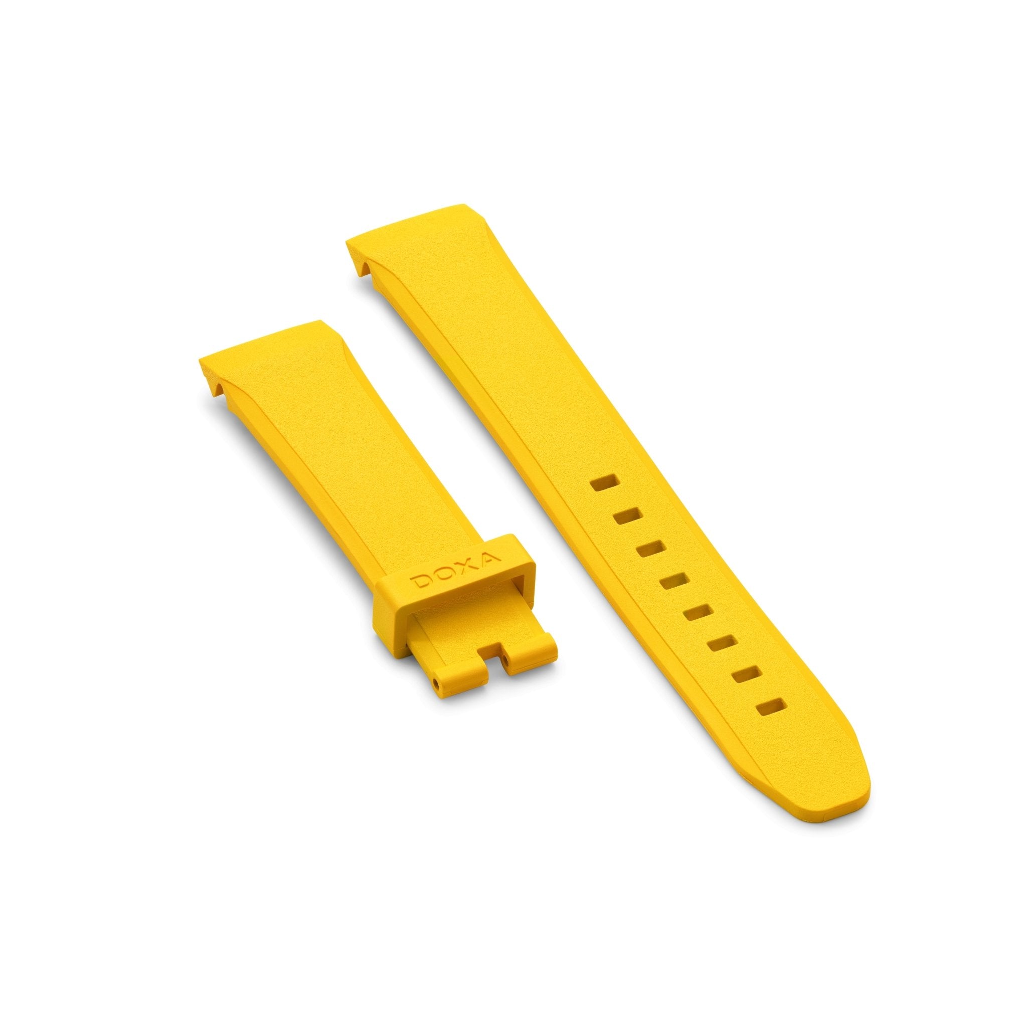 Rubber strap, Yellow - DOXA Watches US