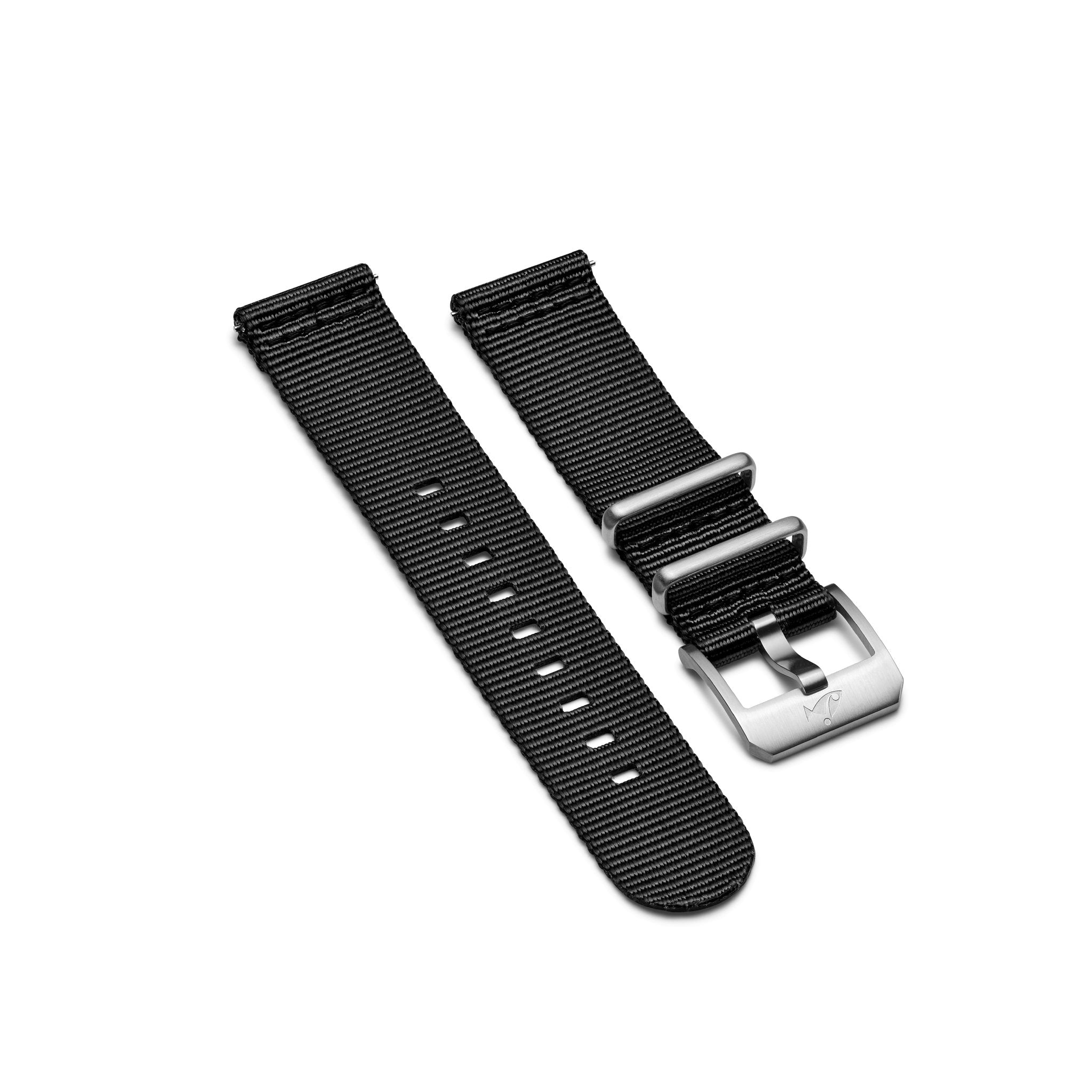 NATO strap with folding buckle, Black - DOXA Watches US