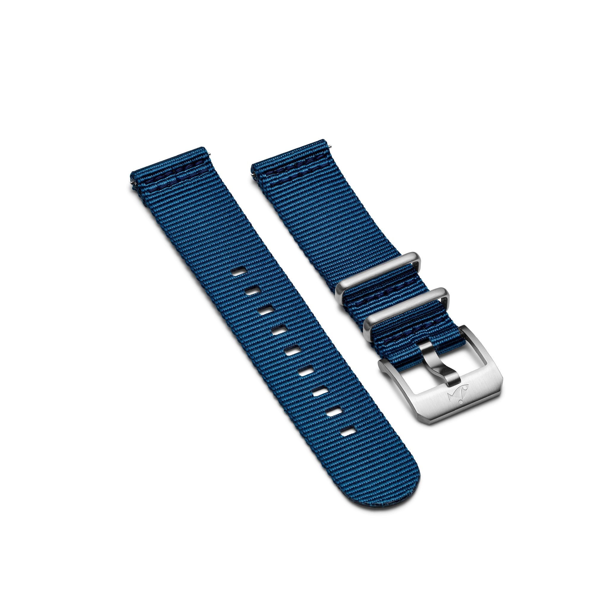 NATO strap with folding buckle, Navy blue - DOXA Watches US