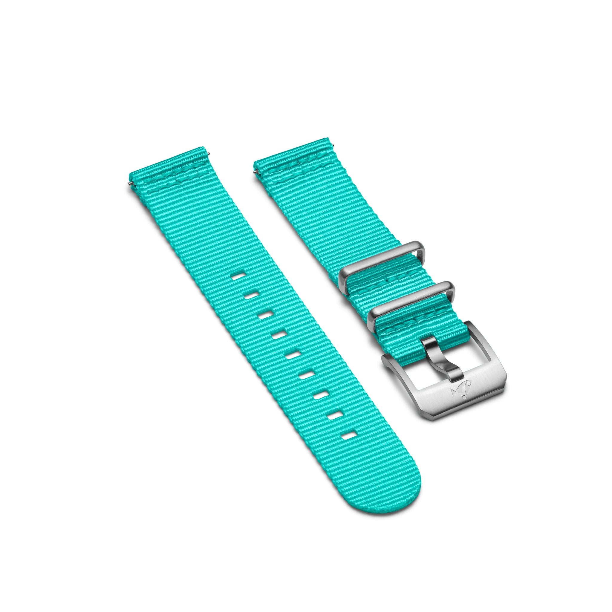 NATO strap with folding buckle, Turquoise - DOXA Watches US