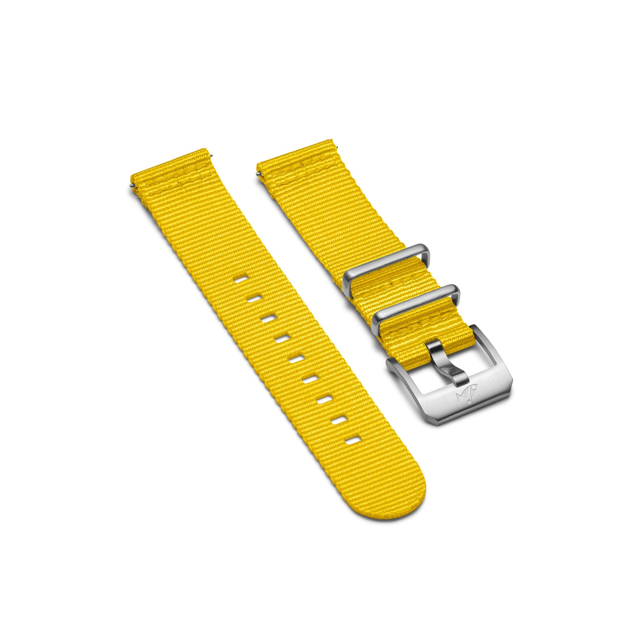 NATO strap with folding buckle, Yellow - DOXA Watches US