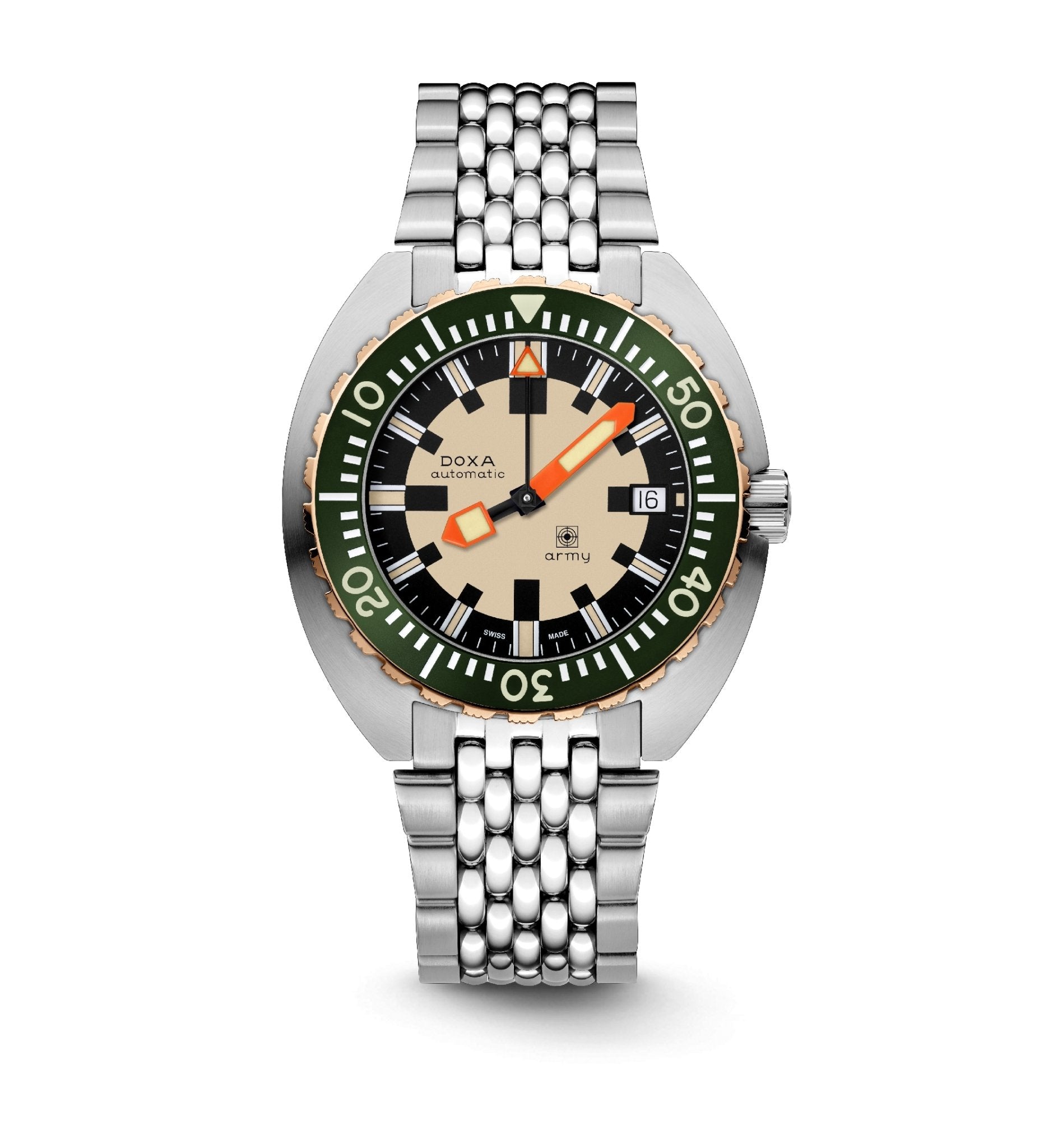 DOXA Army bronze bezel watch