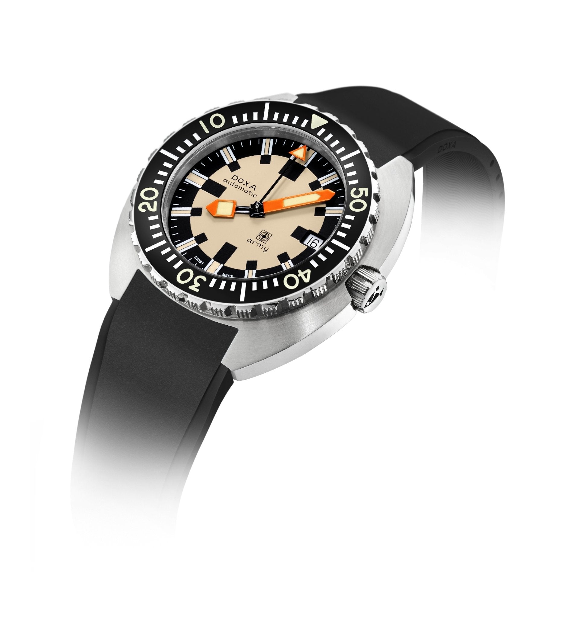 DOXA Army, stainless steel bezel - DOXA Watches US