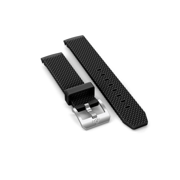 Rubber strap, Black - DOXA Watches