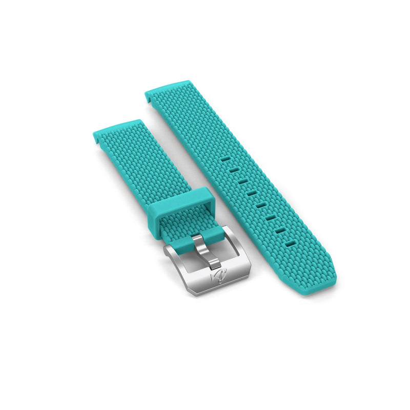 Rubber strap, Turquoise - DOXA Watches